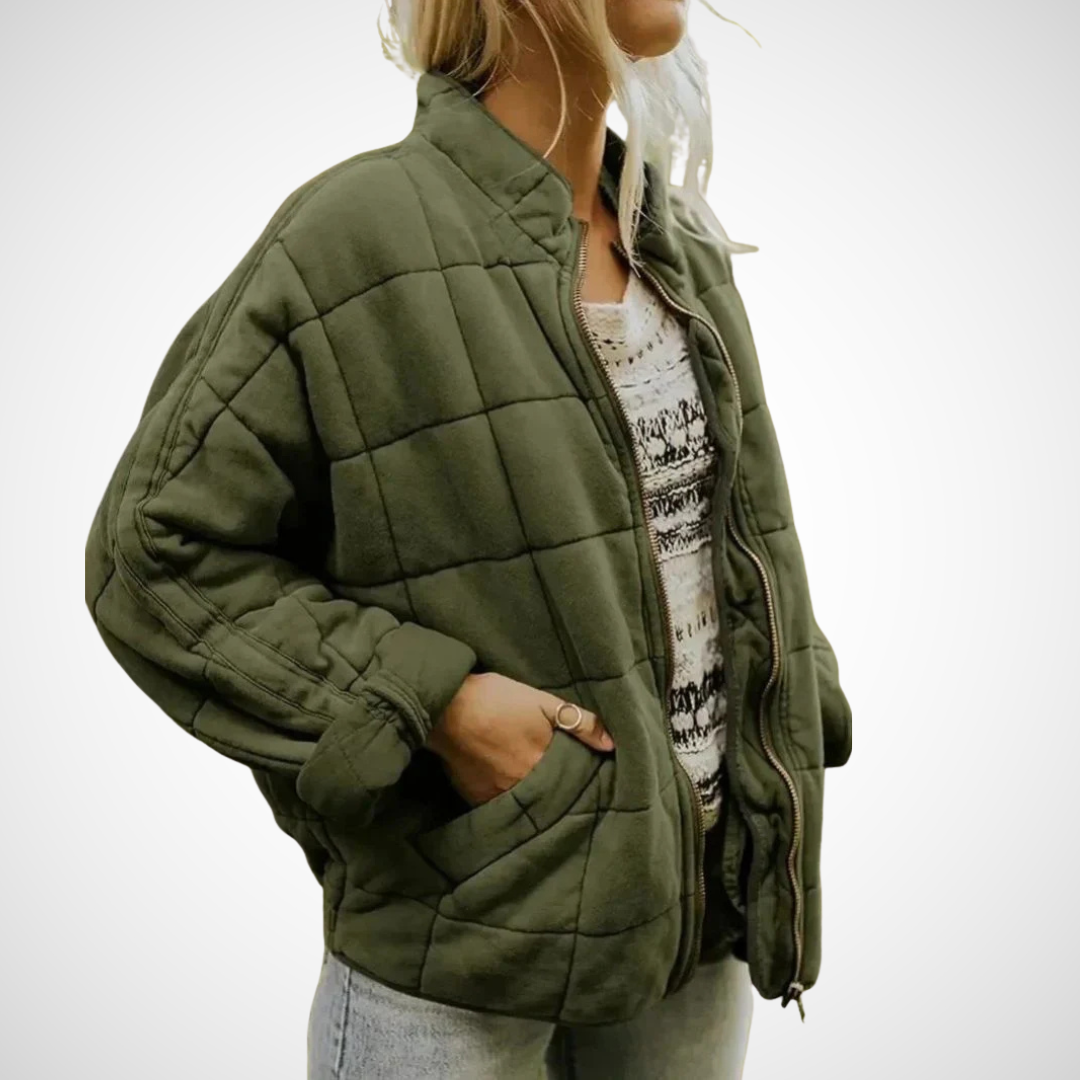 Josiane™ | Vuorattu takki elegantilla oversize-tyylillä