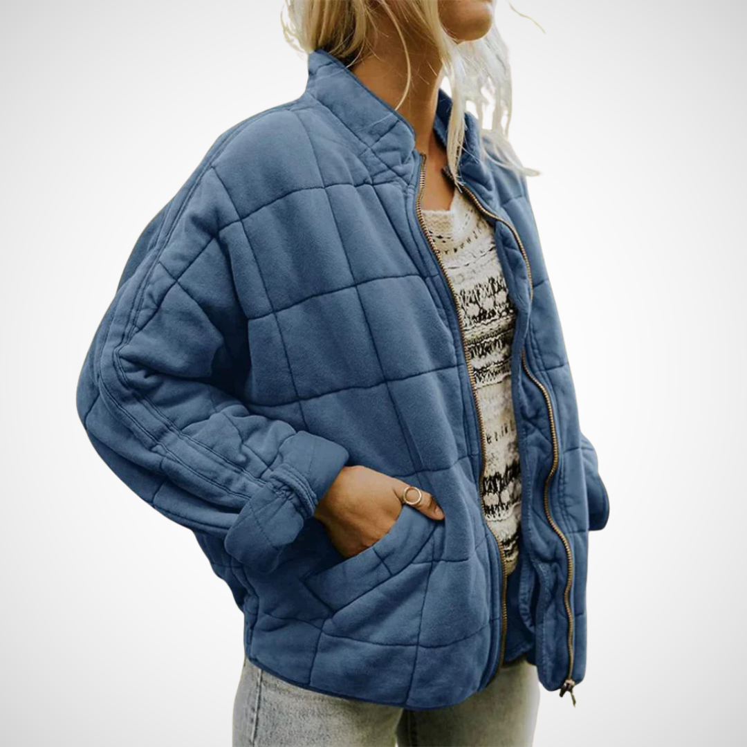 Josiane™ | Vuorattu takki elegantilla oversize-tyylillä