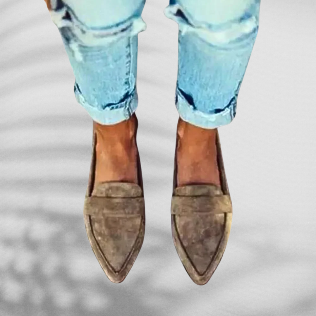 Noemi™ - Tyylikäs klassinen mokkanahkainen loaferi